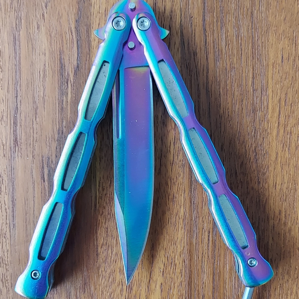 9" steel balisong